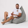 Atelier Del Sofa Pyramid Big Bed Pouf - Fume
